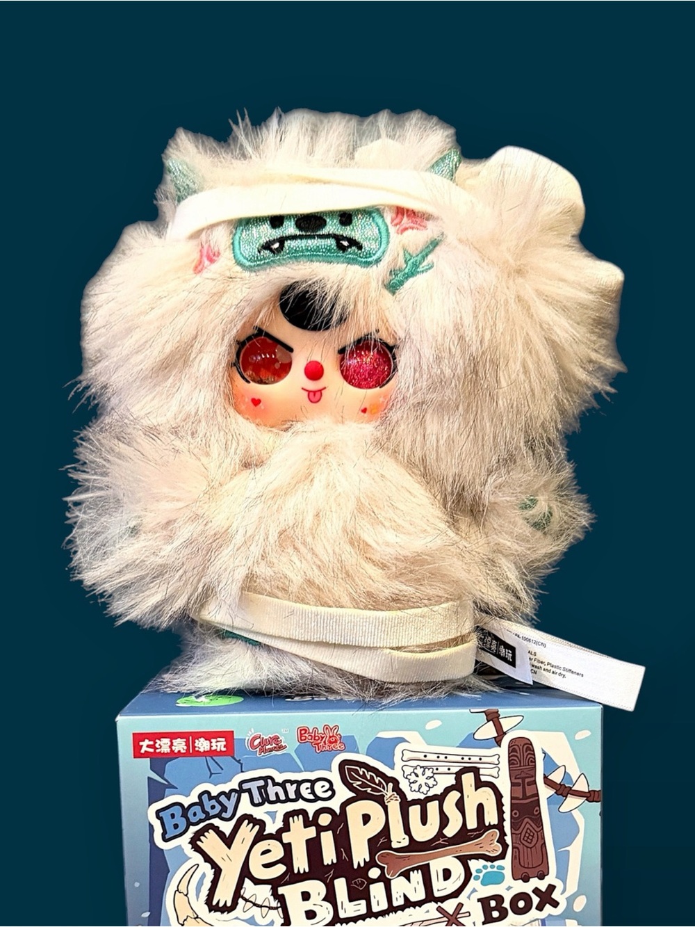 Baby Three Yeti Plush Doll Pendant Snowveil Spirit